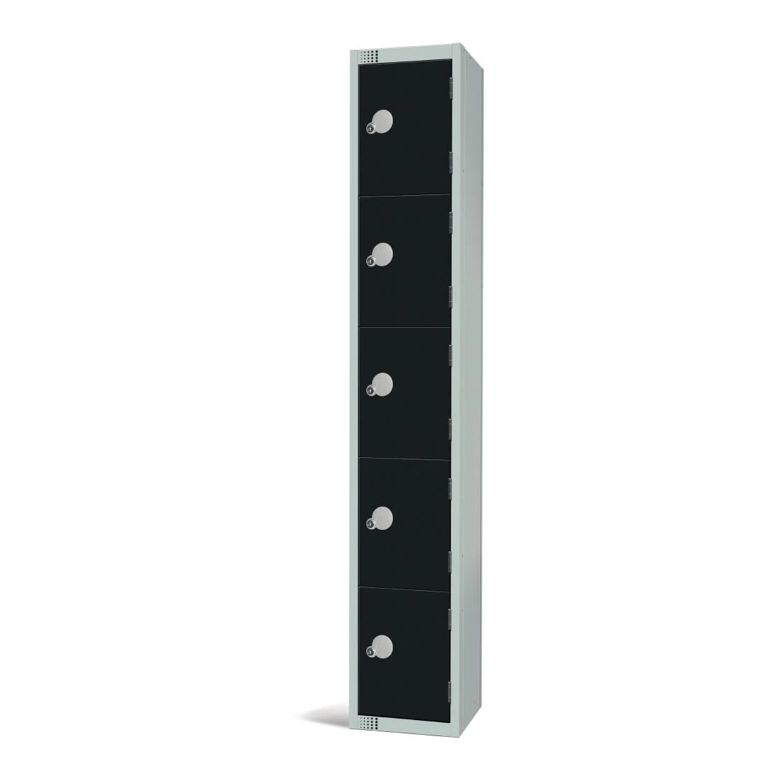 Elite Five Door Coin Return Locker Black - Image 3