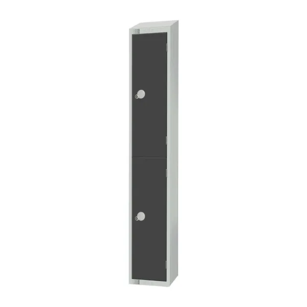 Elite Double Door Manual Combination Locker Locker Graphite Grey by ...