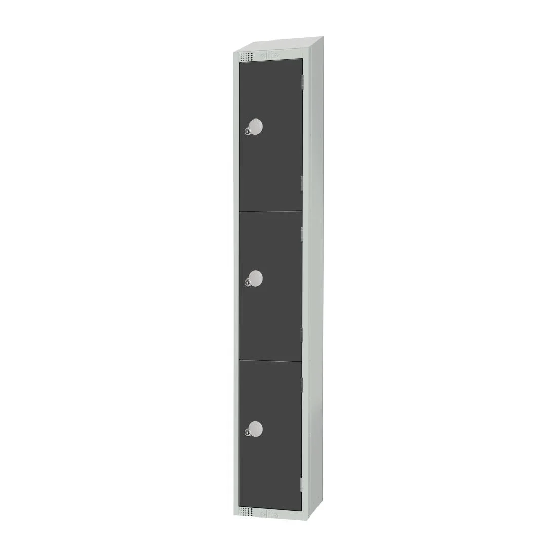 Elite Three Door Manual Combination Locker Locker Graphite Grey - Image 2