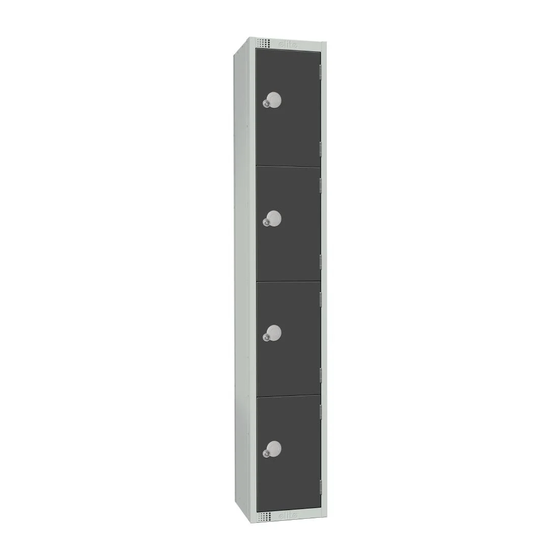 Elite Four Door Camlock Locker Graphite Grey - Image 1