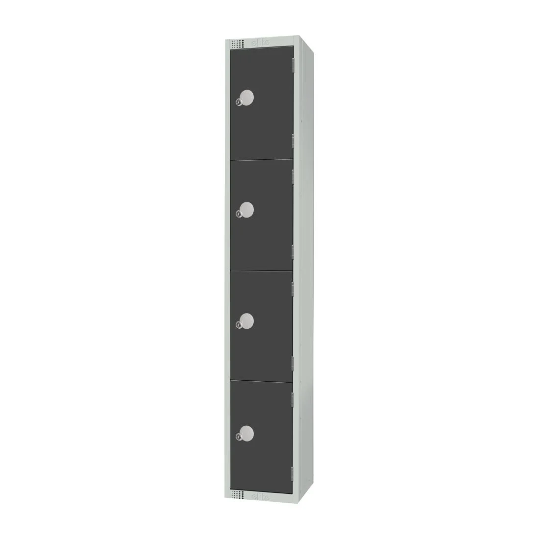 Elite Four Door Camlock Locker Graphite Grey - Image 2