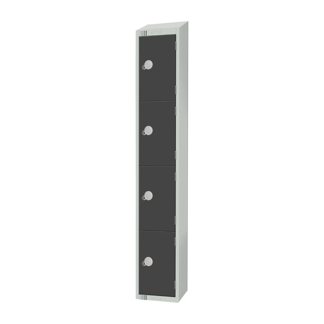 Elite Four Door Manual Combination Locker Locker Graphite Grey