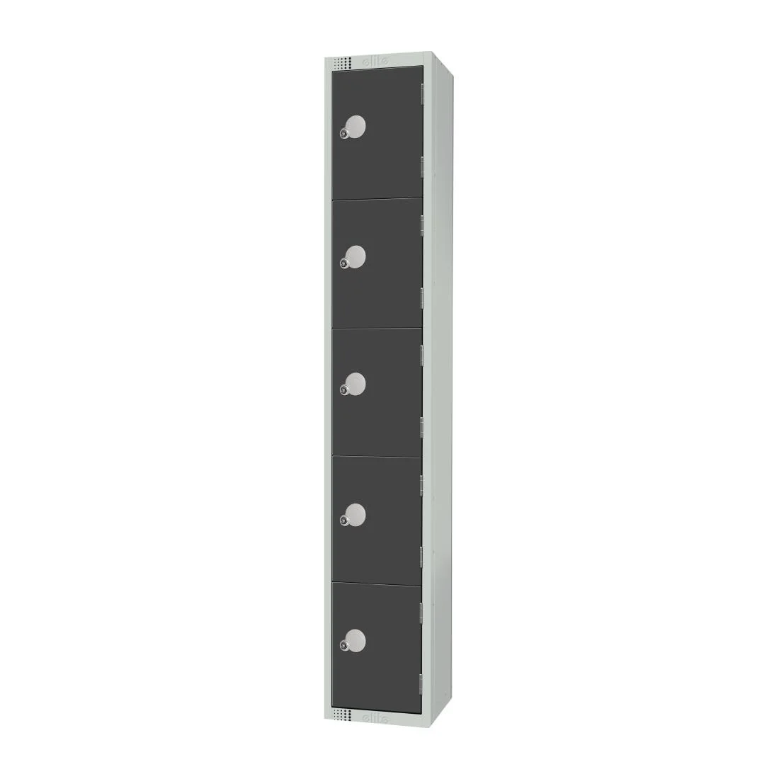 Elite Five Door Camlock Locker Graphite Grey - Image 2