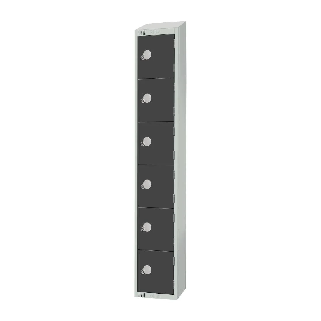 Elite Six Door Coin Return Locker Graphite Grey - Image 3