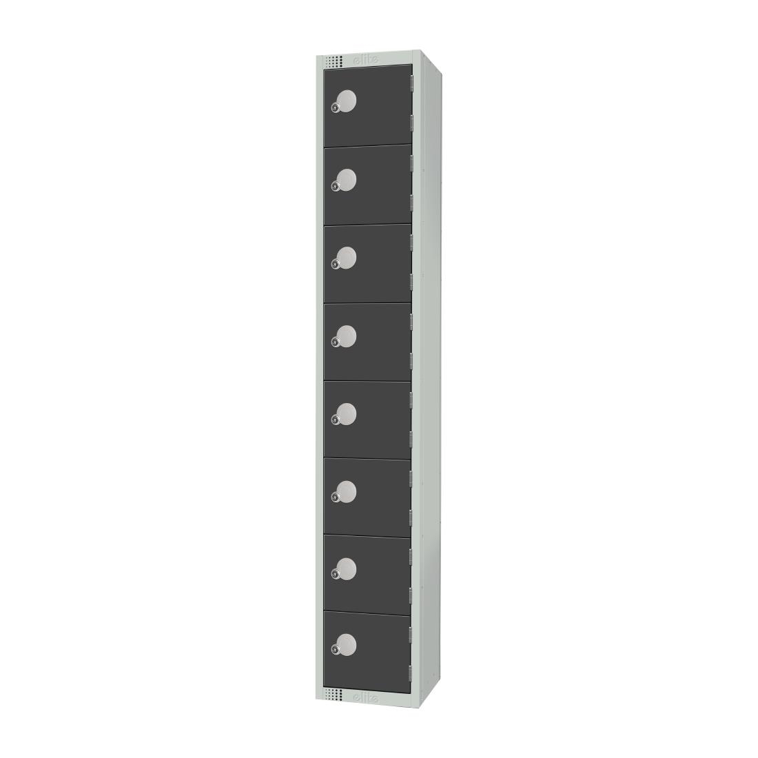 Elite Eight Door Manual Combination Locker Locker Graphite Grey