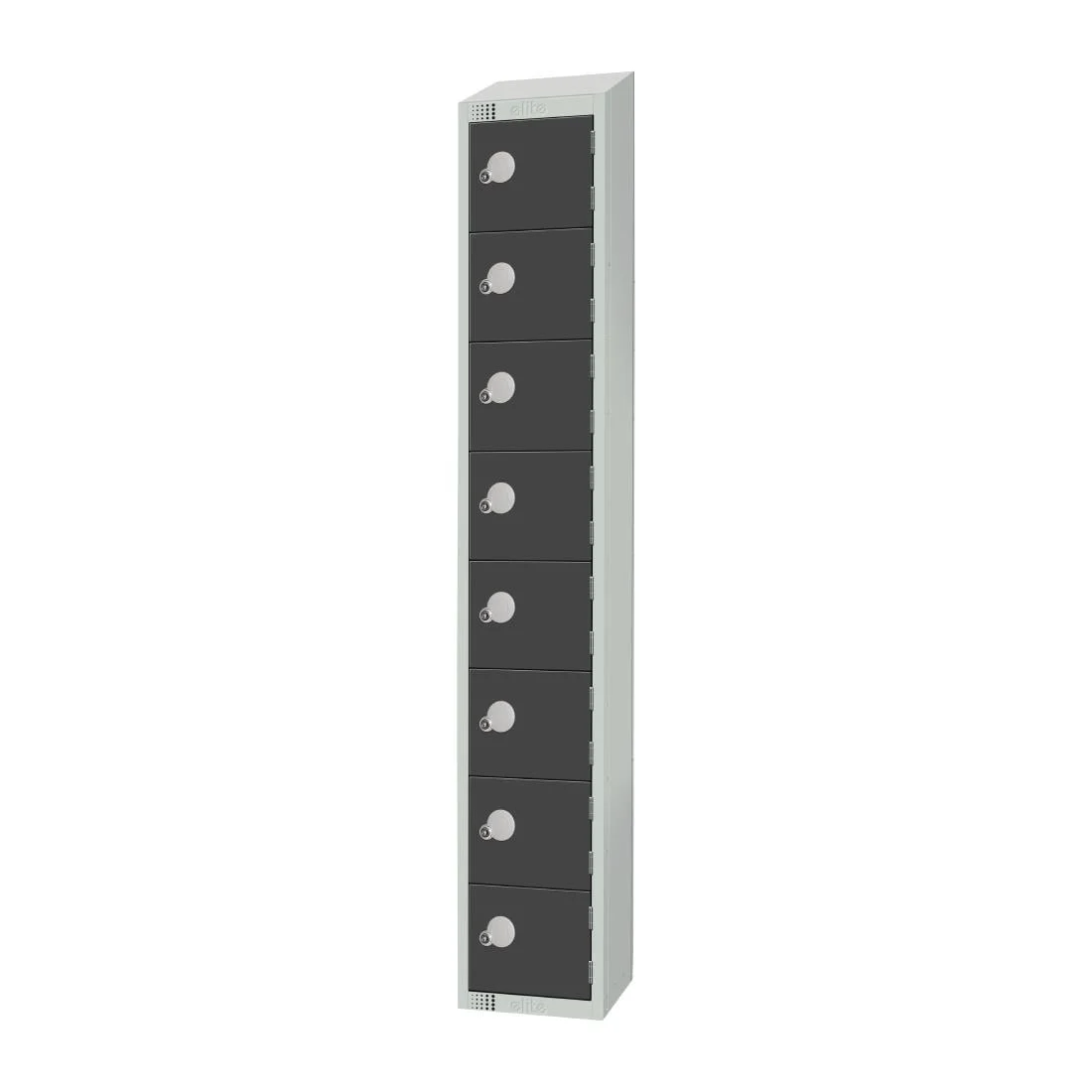 Elite Eight Door Electronic Lock with Sloping Top Graphite Grey - Image 3