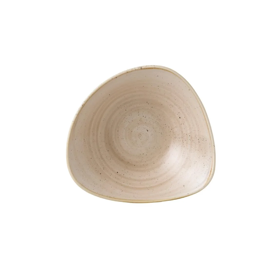 Churchill Stonecast Triangle Bowl Nutmeg Cream 235mm