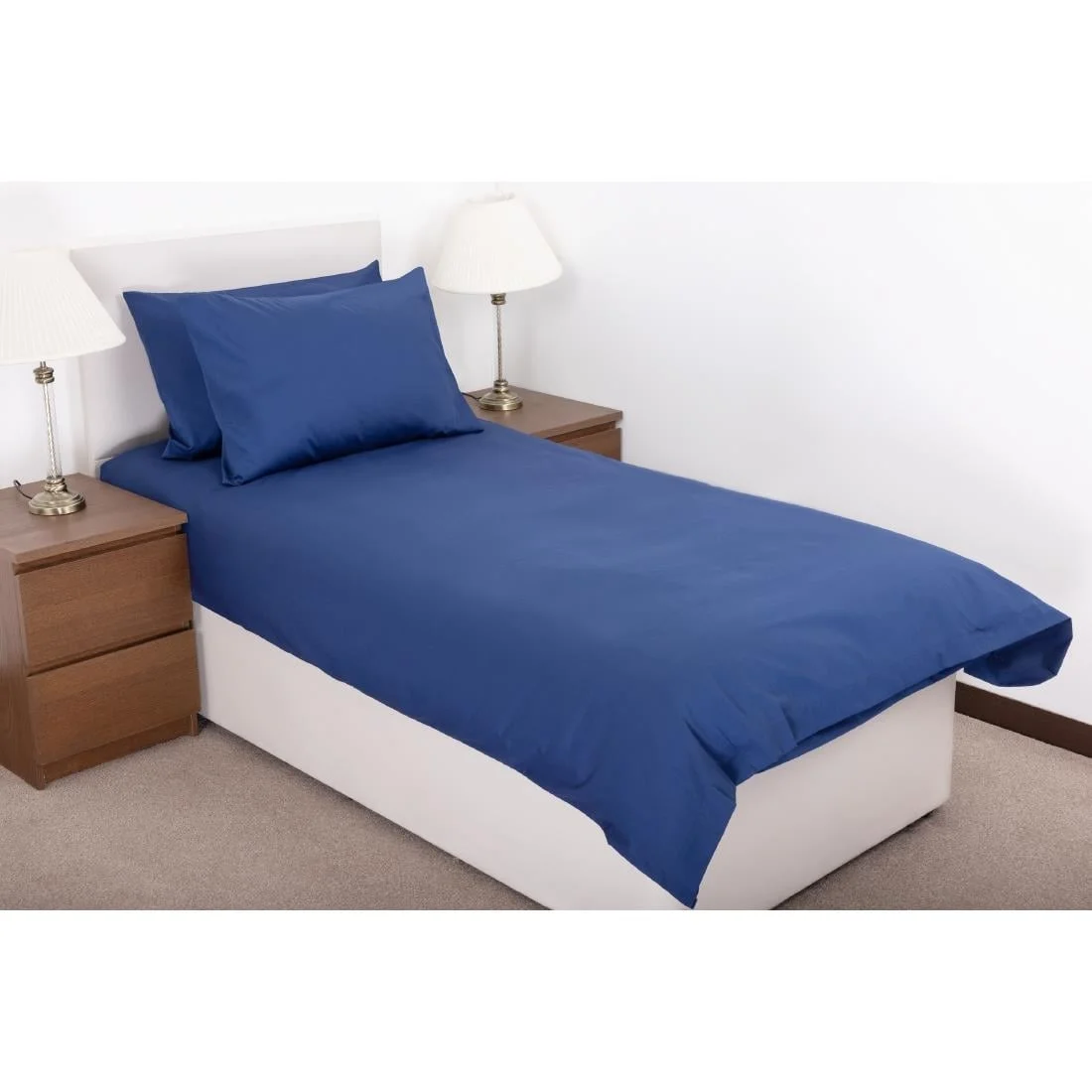 Mitre Essentials Temir Housewife Pillowcase Navy (2 Pack) - Image 3