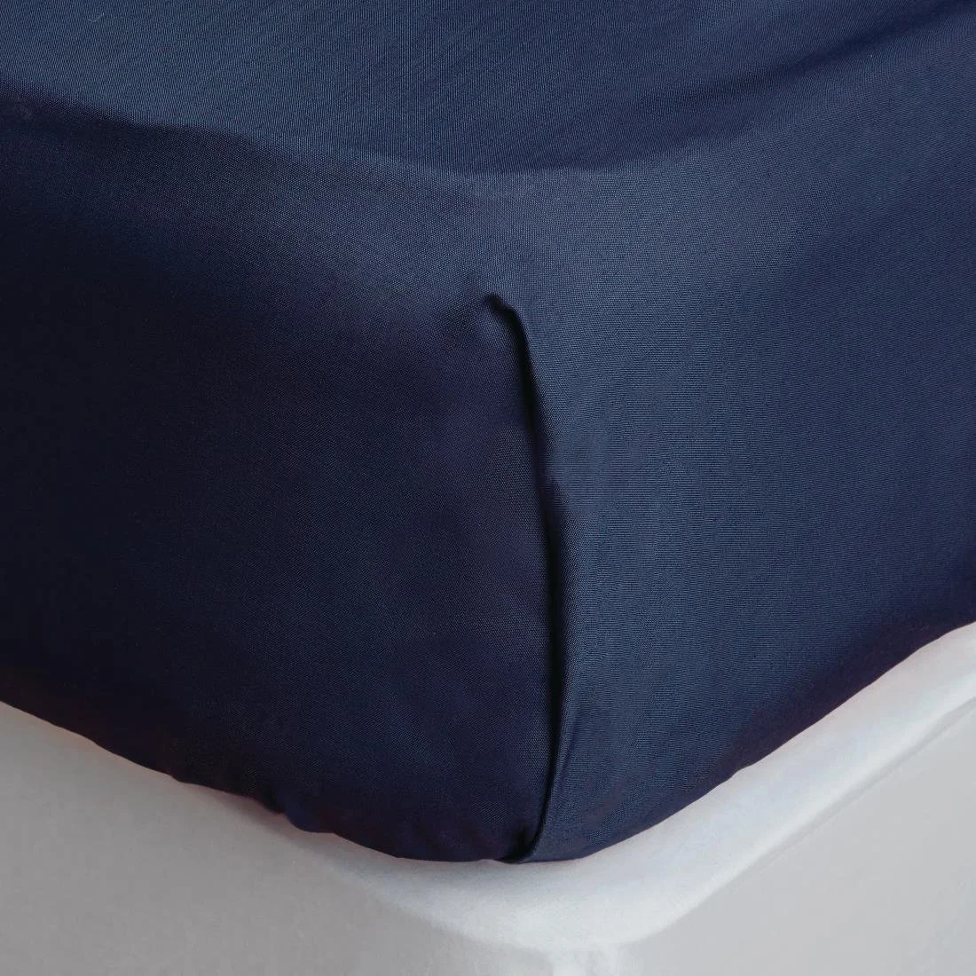 Essentials Temir Flat Sheet Navy - Image 3
