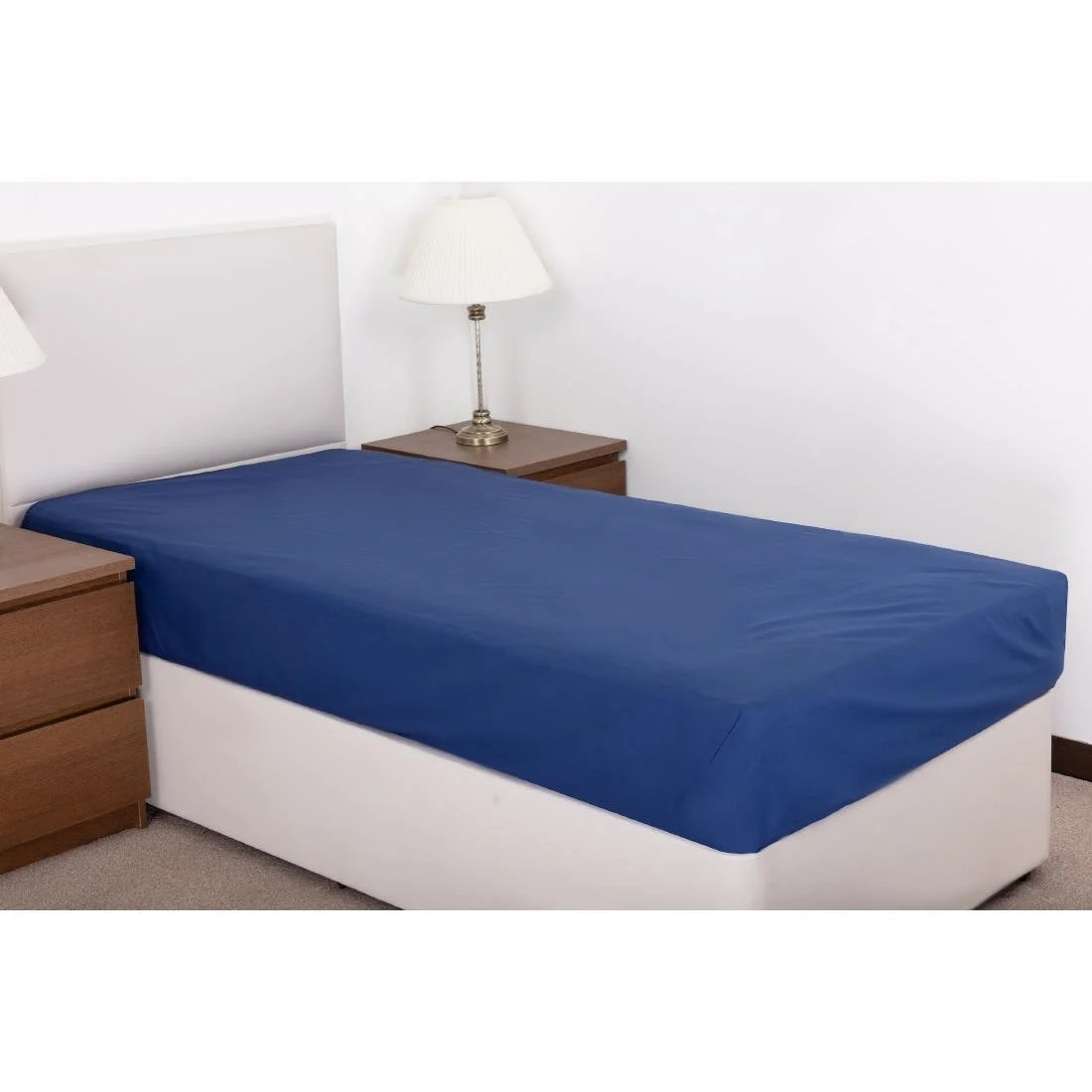 Mitre Essentials Temir Flat Sheet Navy - Image 4