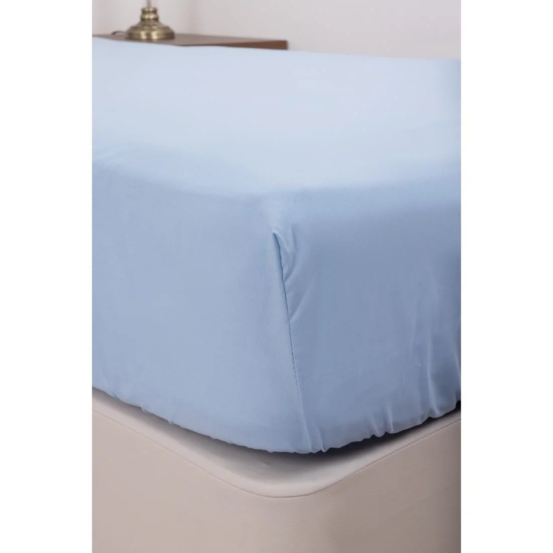 Mitre Essentials Temir Fitted Sheet Blue Single - Image 2