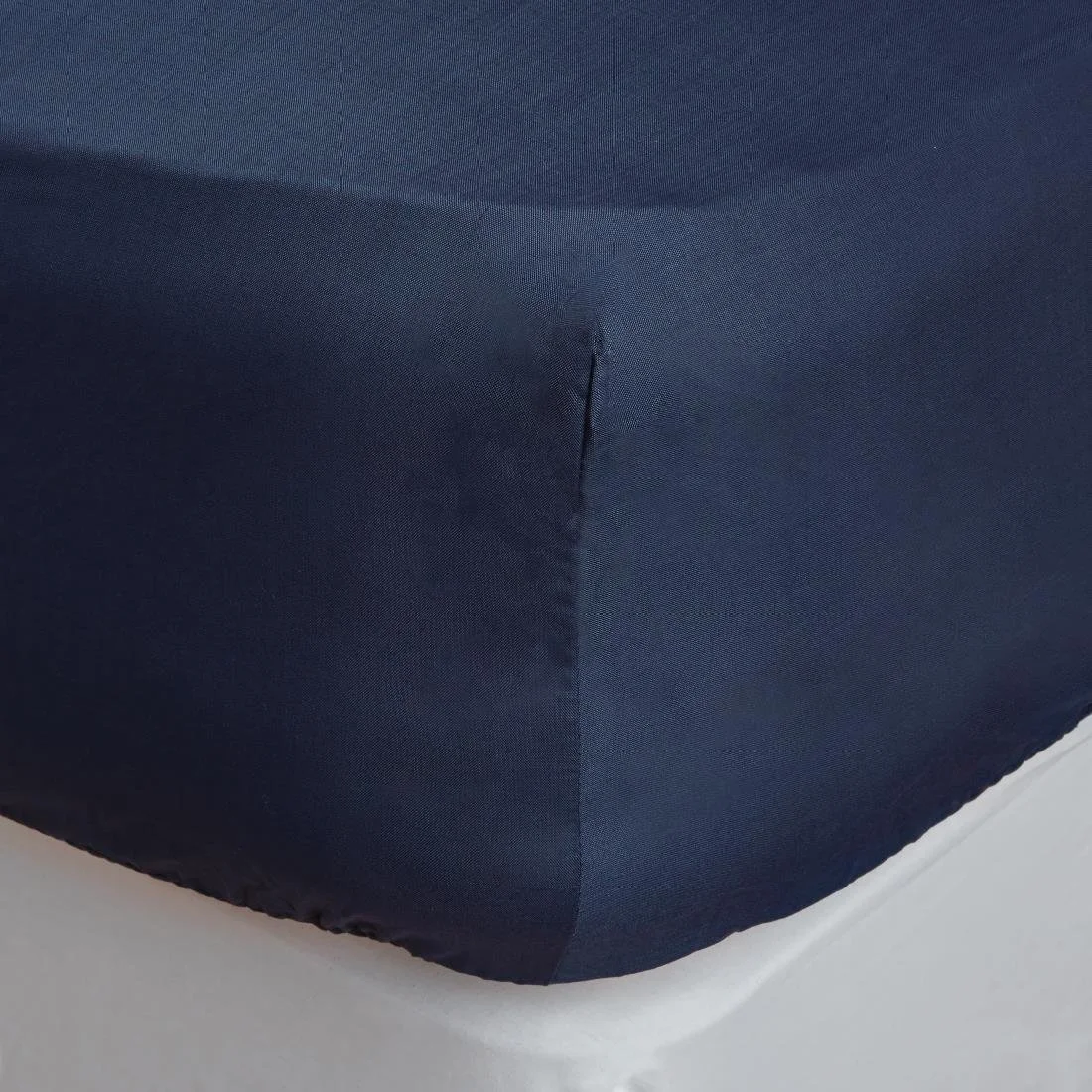 Mitre Essentials Temir Fitted Sheet Navy - Image 1