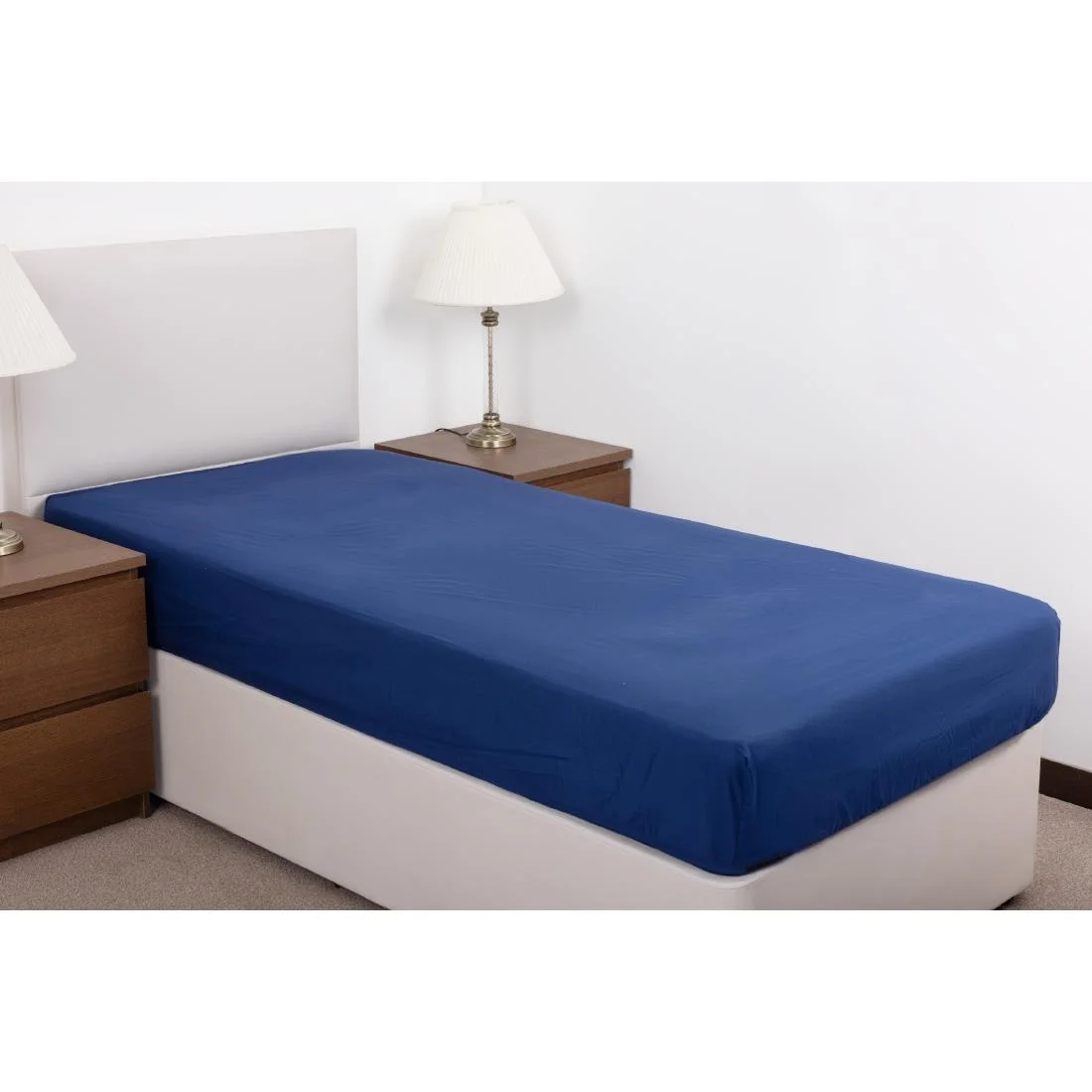 Mitre Essentials Temir Fitted Sheet Navy - Image 4
