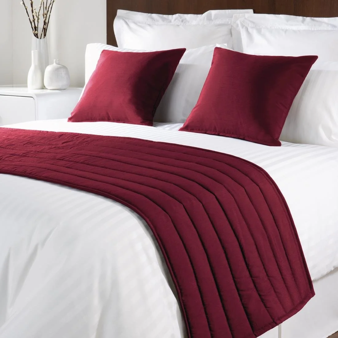 Mitre Comfort Simplicity Cushions Raspberry