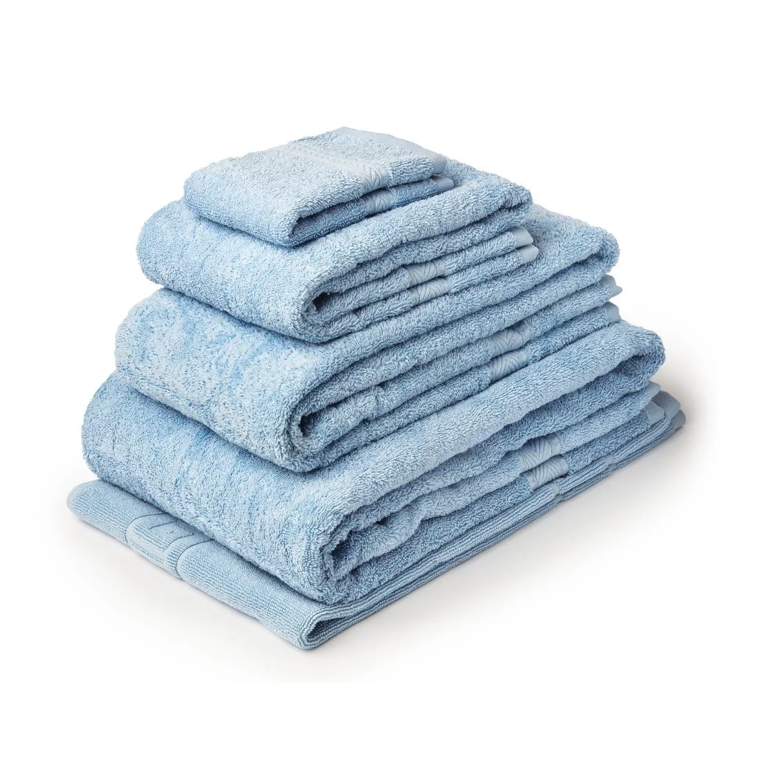 Mitre Essentials Nova Bath Sheet Blue - Image 1