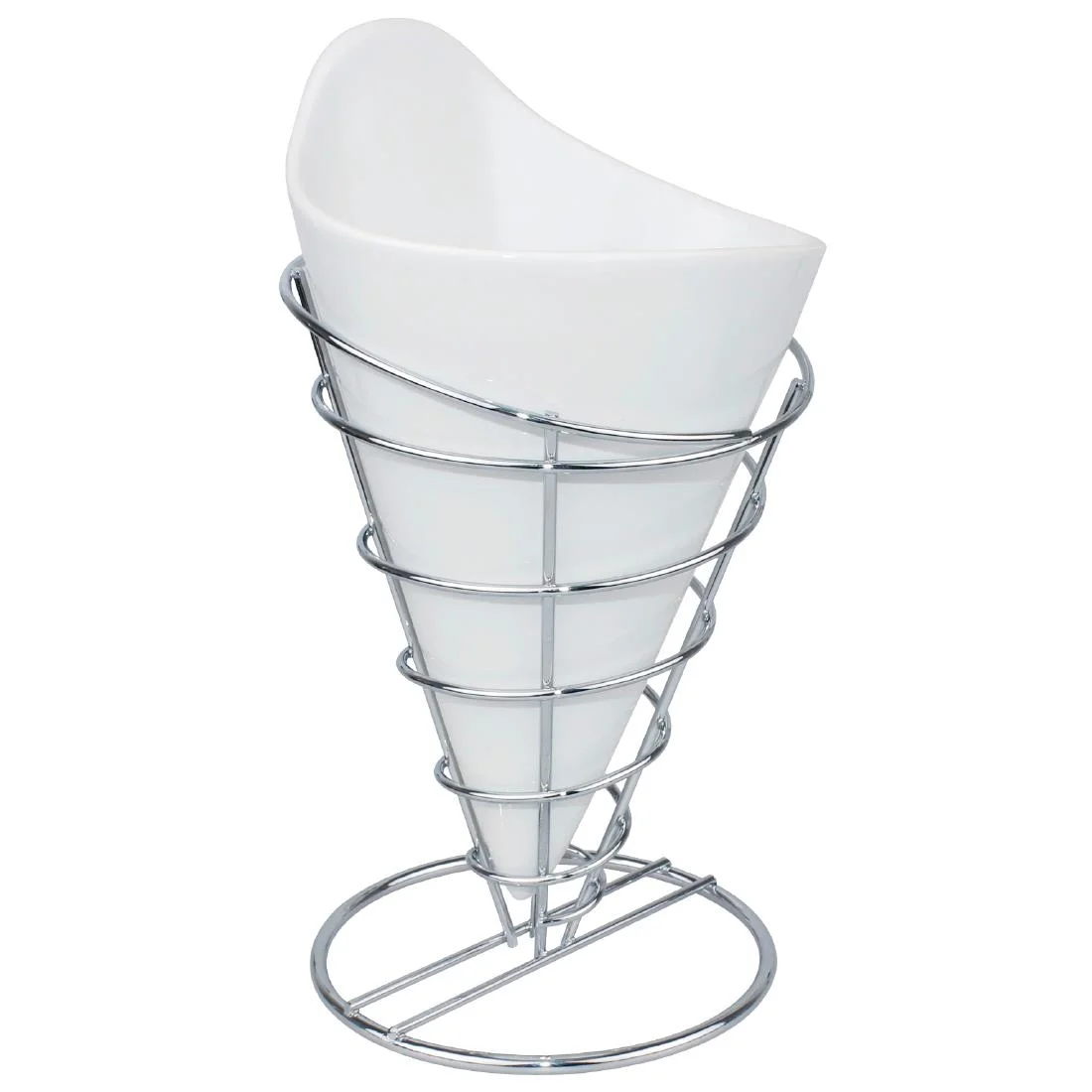 Olympia Wire Chip Cone Silver - Image 5