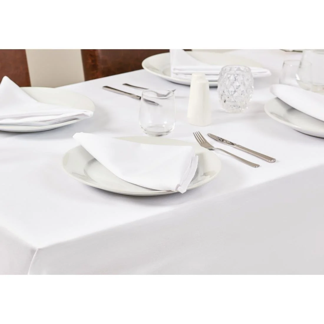 Occasions Polyester Napkins White (10 Pack) - Image 3