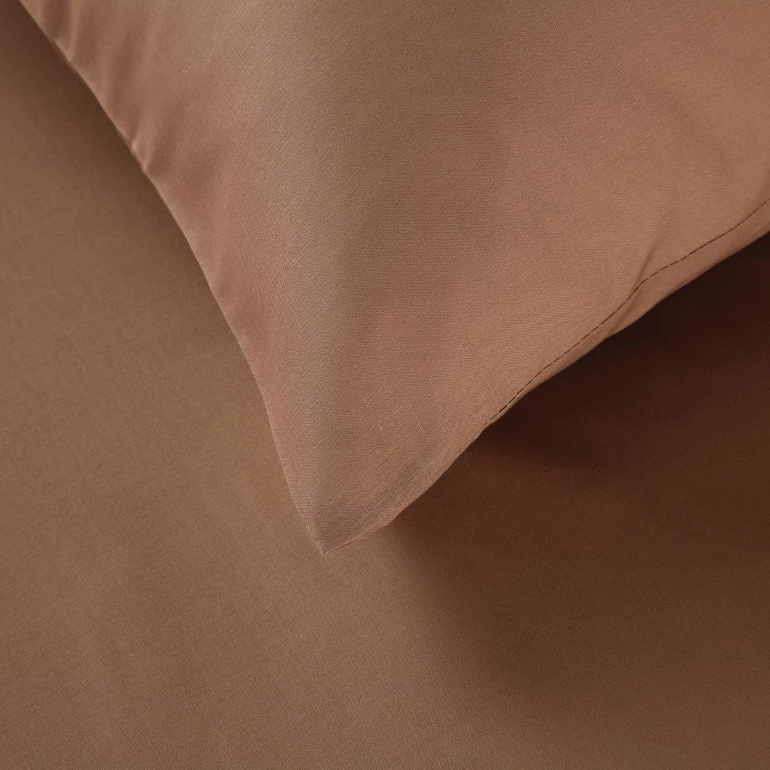 Mitre Essentials Spectrum Housewife Pillowcase Mocha - Image 2