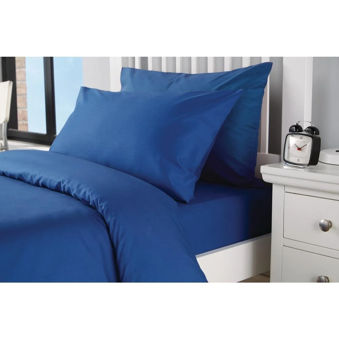 Mitre Essentials Spectrum Housewife Pillowcase Indigo - Image 1