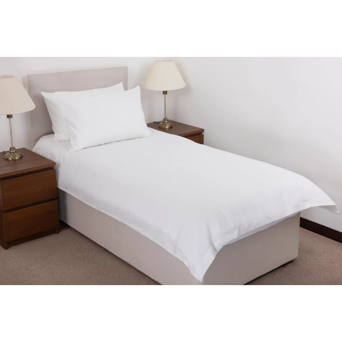 Mitre Essentials Temir Housewife Pillowcase Ivory (2 Pack)