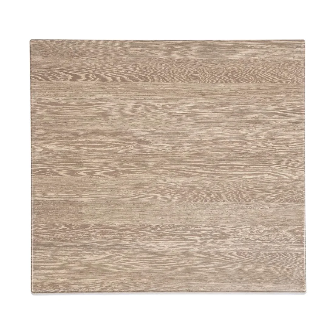 Bolero Pre-Drilled Square Table Top Wenge Grain 700mm