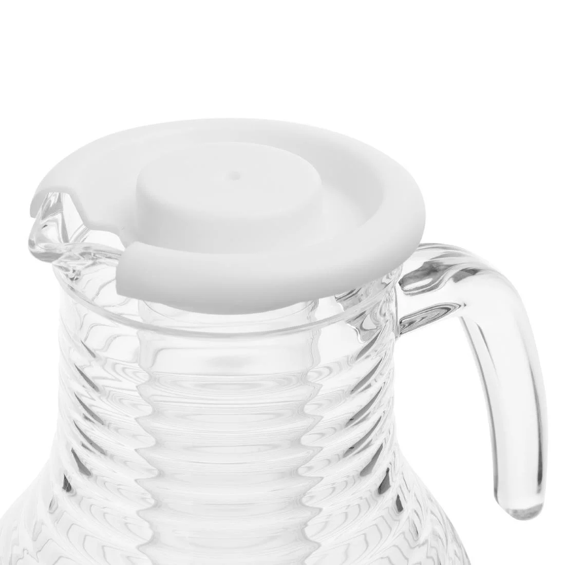 Olympia Kristallon Jug With Cooling Tube Polycarbonate Ridged 1600ml - Image 4