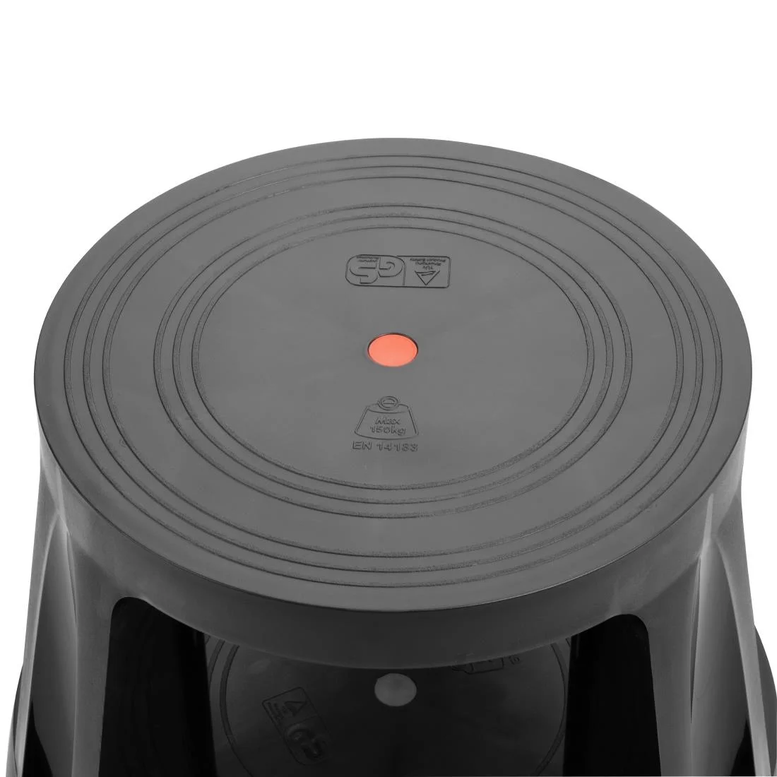 Vogue Kick Step Stool Black - Image 3