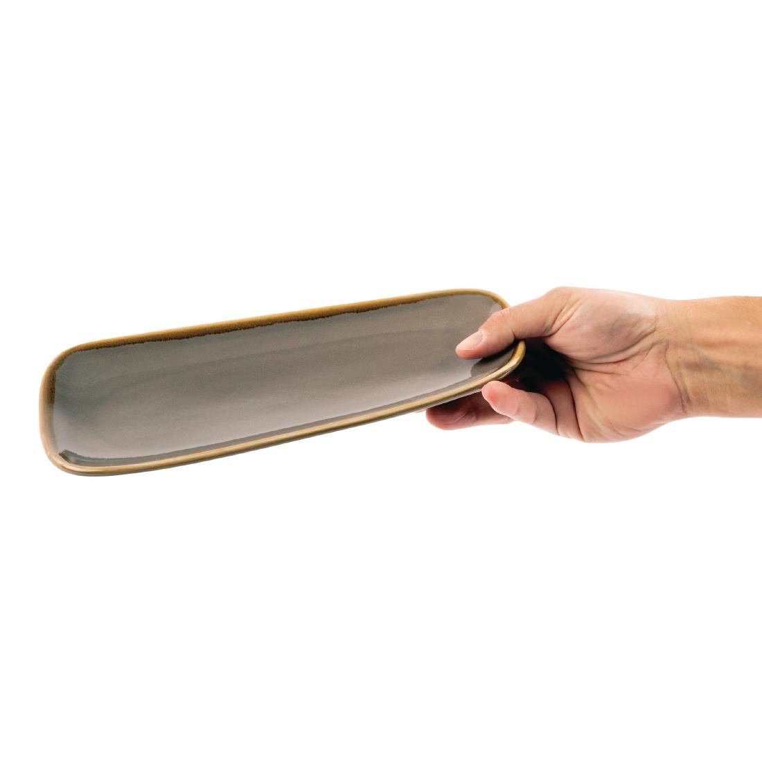 Olympia Kiln Platter Smoke 260mm