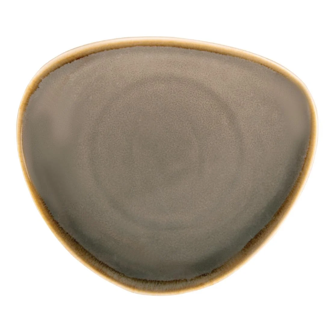 Olympia Kiln Triangular Plate Smoke 165mm