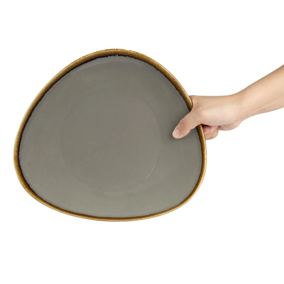 Olympia Kiln Triangular Plate Smoke 280mm - Image 6