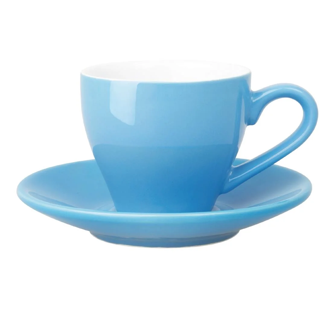Olympia Cafe Espresso Cups Blue 100ml - Image 3