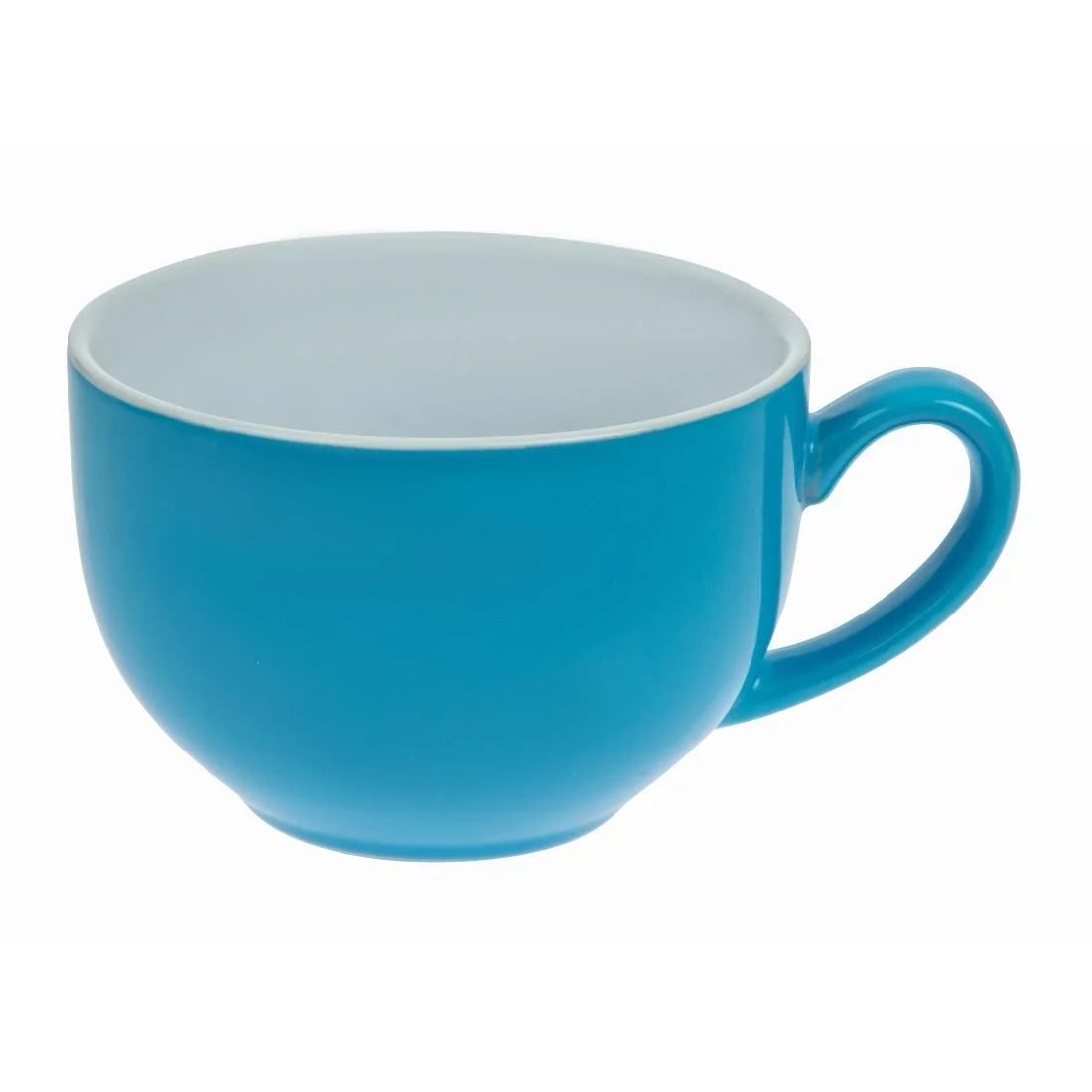 Olympia Cafe Cappuccino Cup Blue 340ml - Image 2