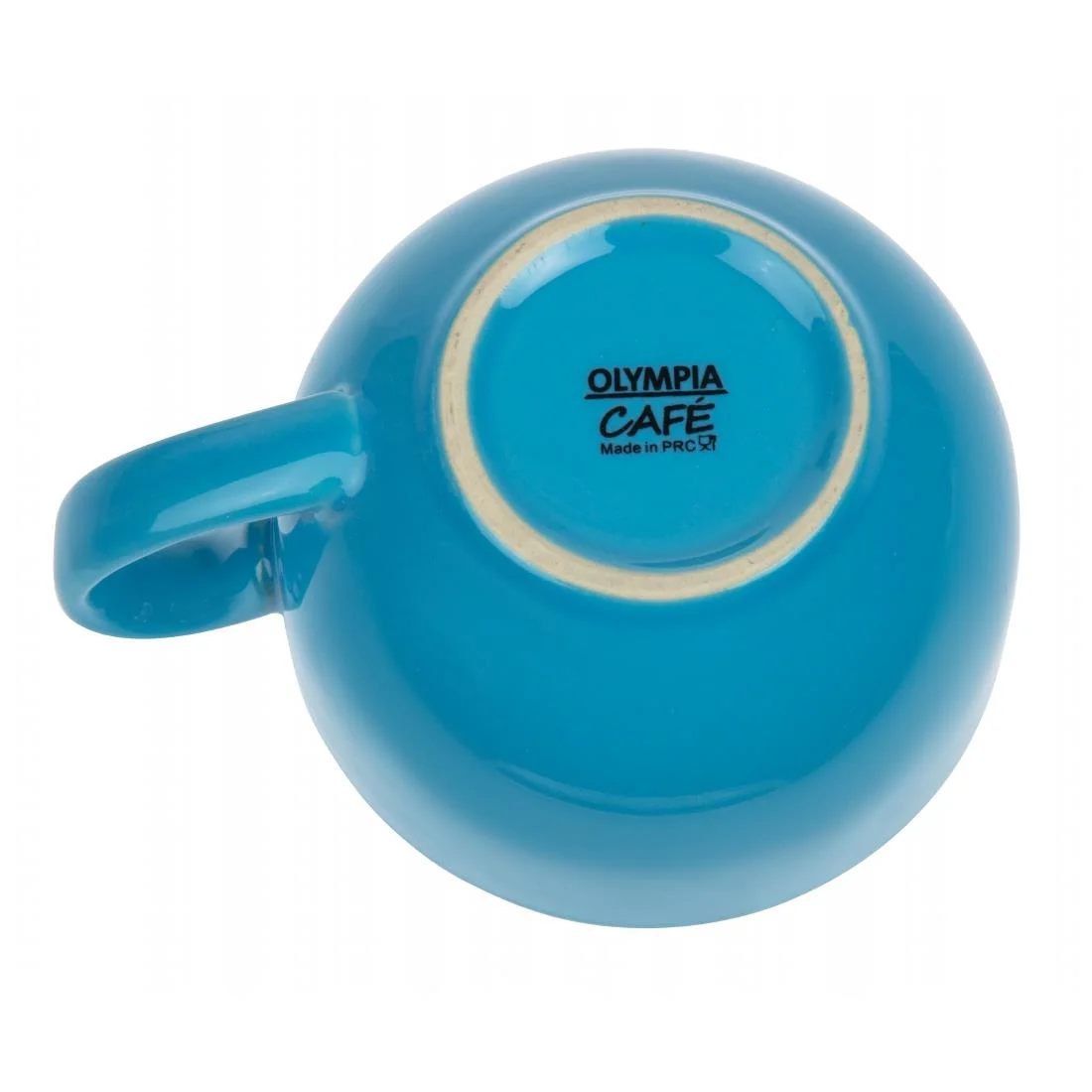 Olympia Cafe Cappuccino Cup Blue 340ml - Image 3