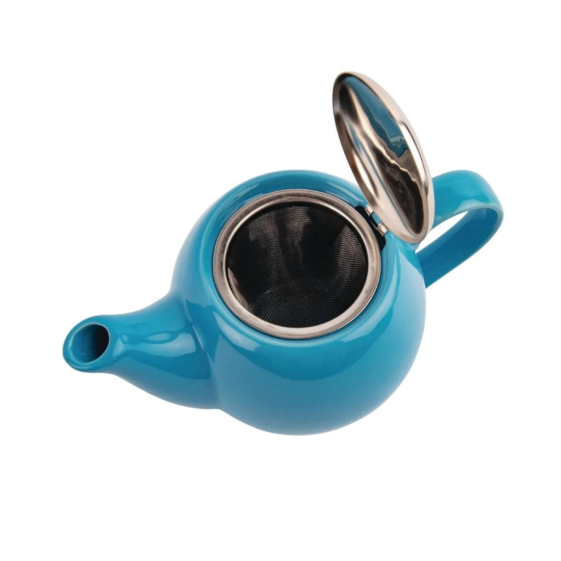 Olympia Cafe Teapot 510ml Blue - Image 4
