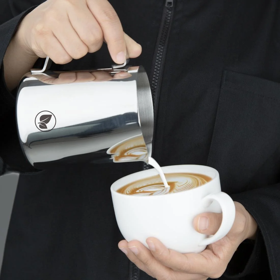 Olympia Vegan Milk Jug Stainless Steel 570ml - Image 5