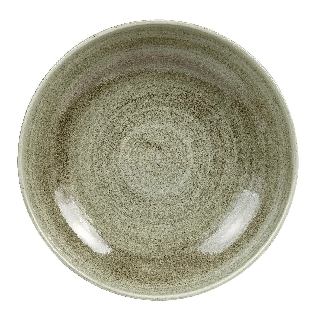Churchill Stonecast Patina Antique Green Coupe Bowls