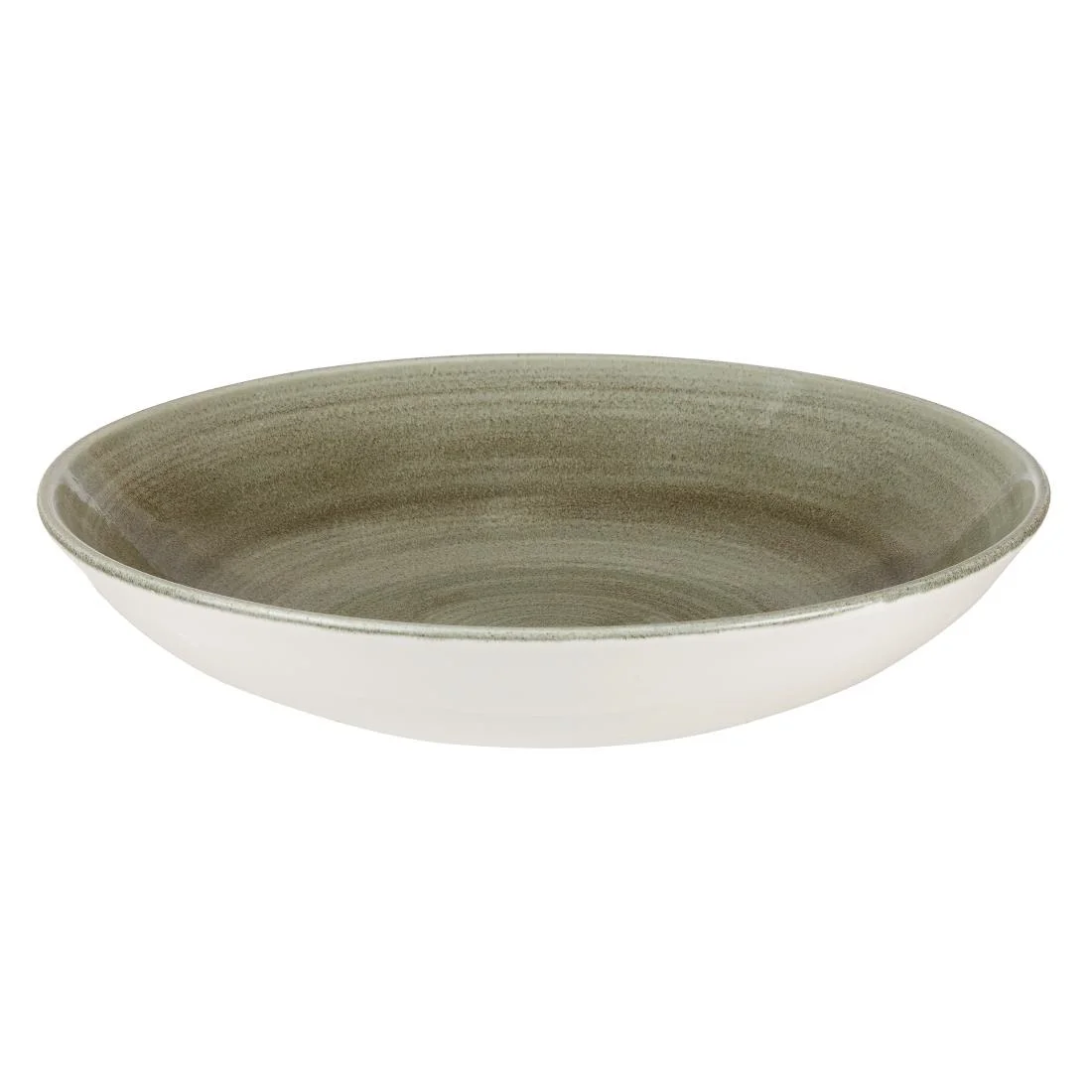 Churchill Stonecast Patina Antique Green Coupe Bowls - Image 2