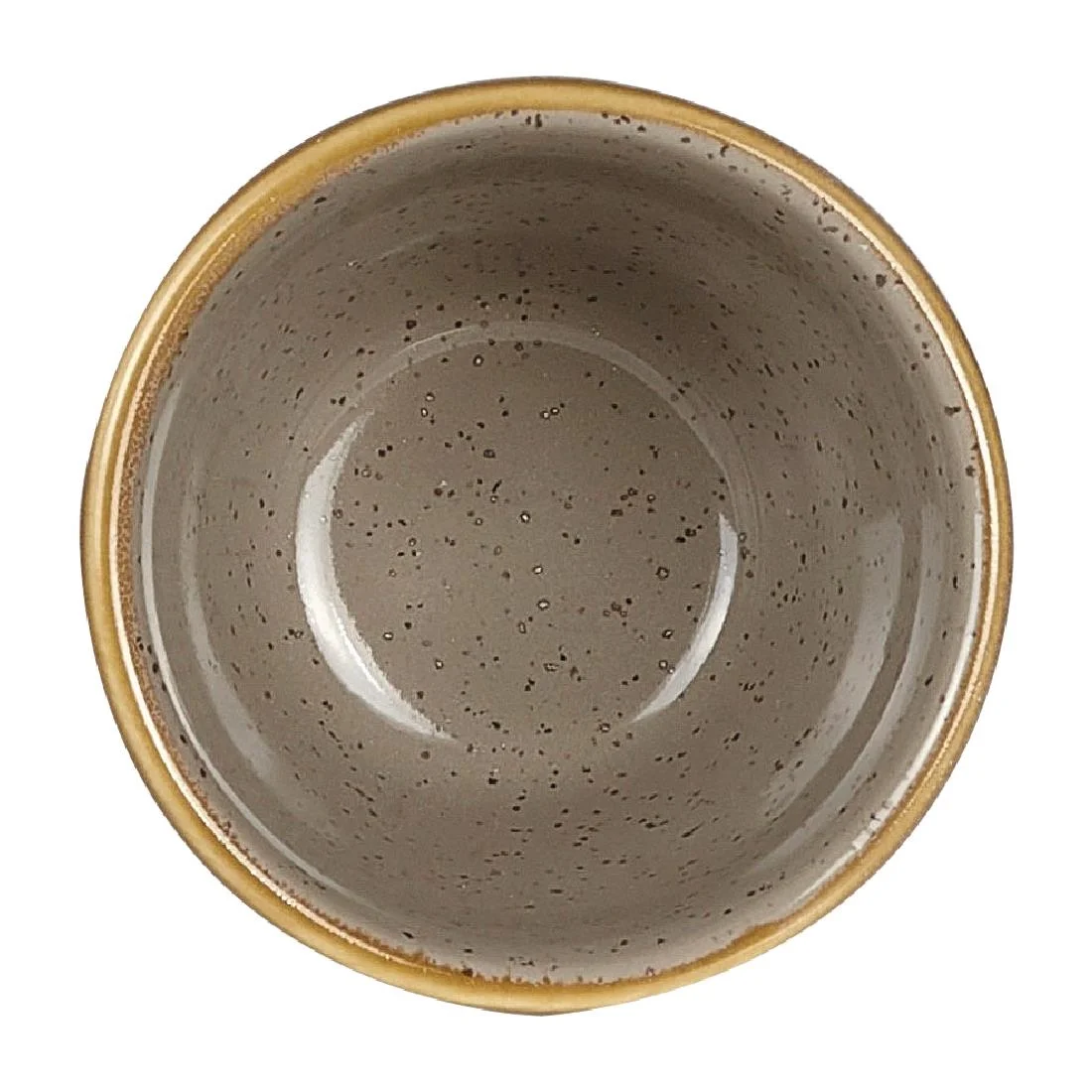Churchill Stonecast Round Dip Pots Peppercorn Grey Ripple 57ml - Image 3