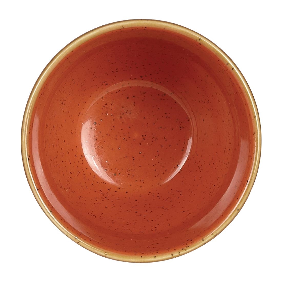 Churchill Stonecast Round Chip Mugs Spiced Orange Ripple 285ml