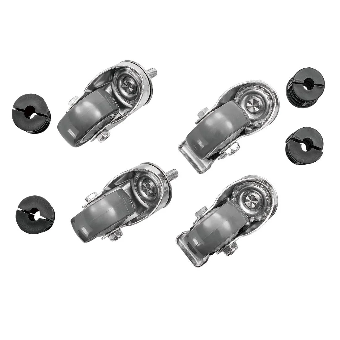 Vogue Stainless Steel Table Castors (Set of 4) - Image 2