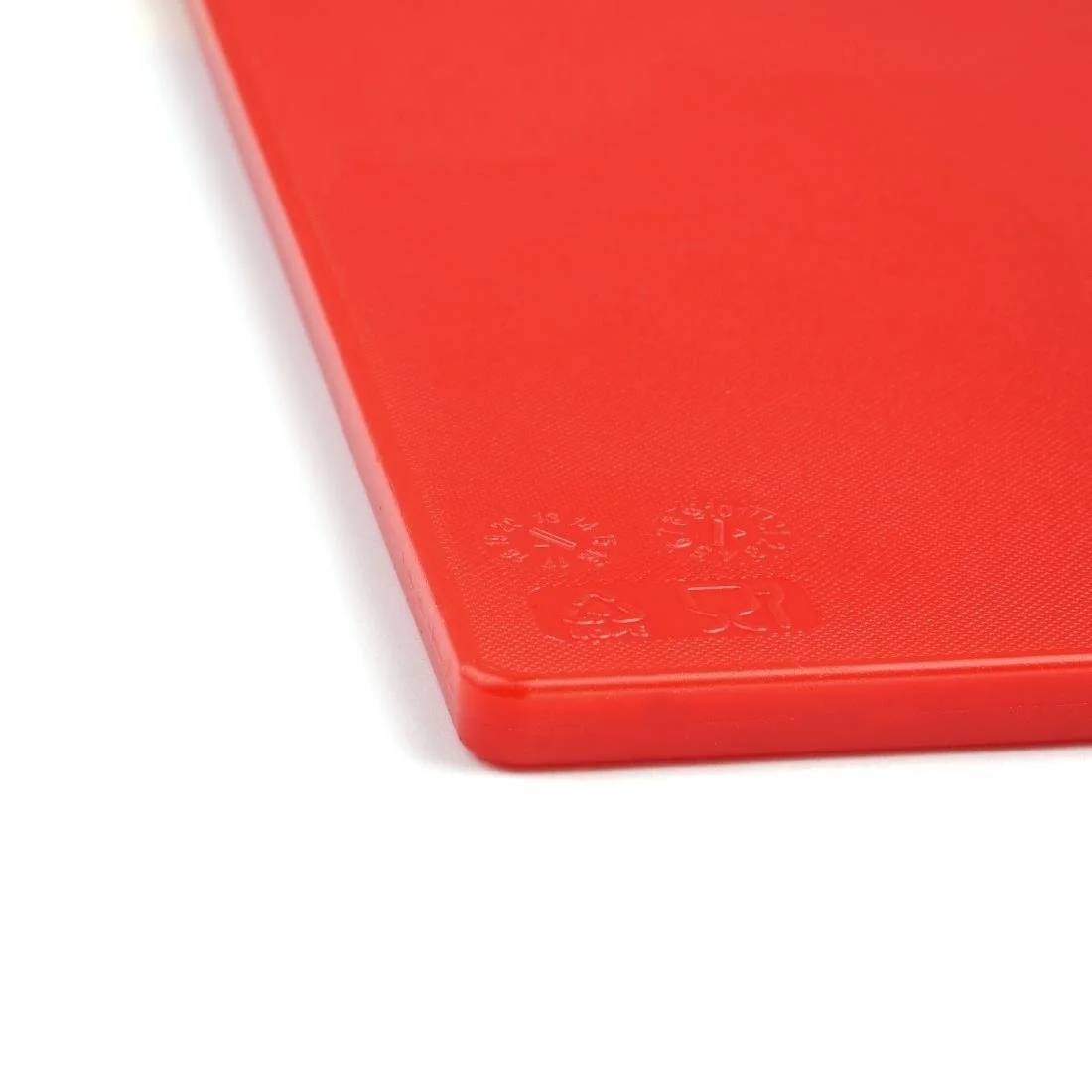 Hygiplas Low Density Antibacterial Chopping Board Red 450x300x10mm - Image 3