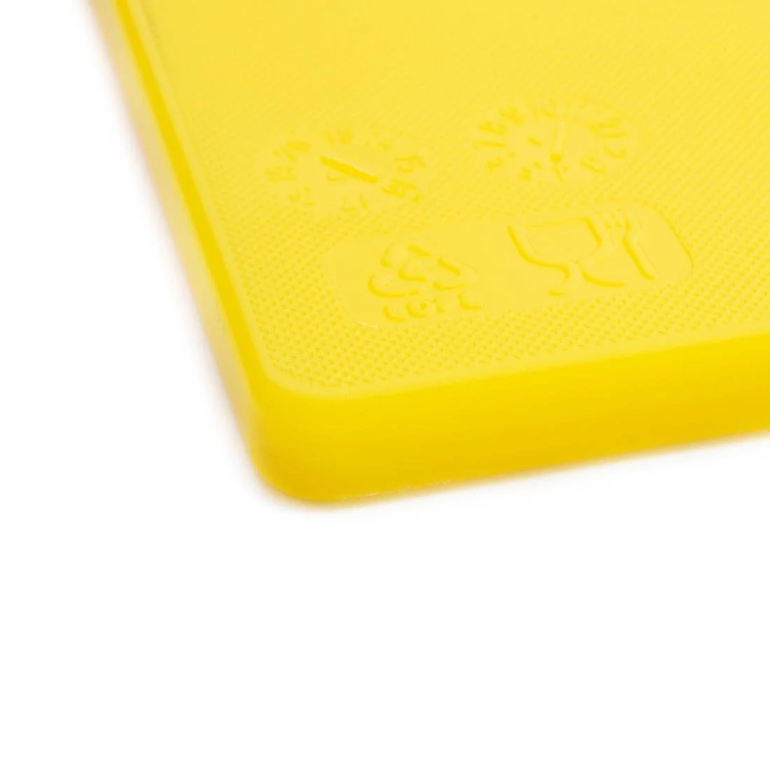 Hygiplas Low Density Antibacterial Chopping Board Yellow 450x300x10mm - Image 6