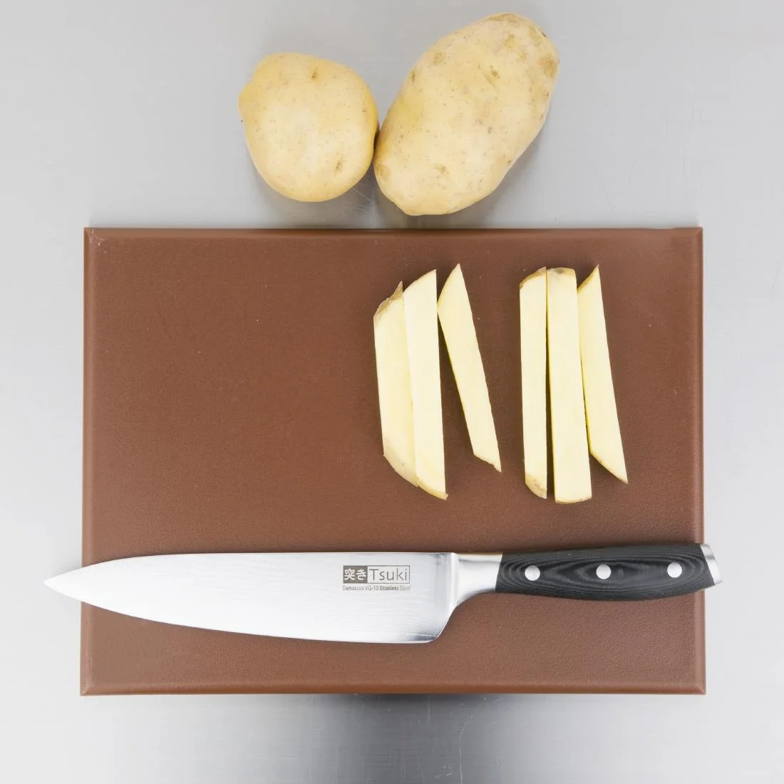 Hygiplas High Density Brown Chopping Board - Image 4