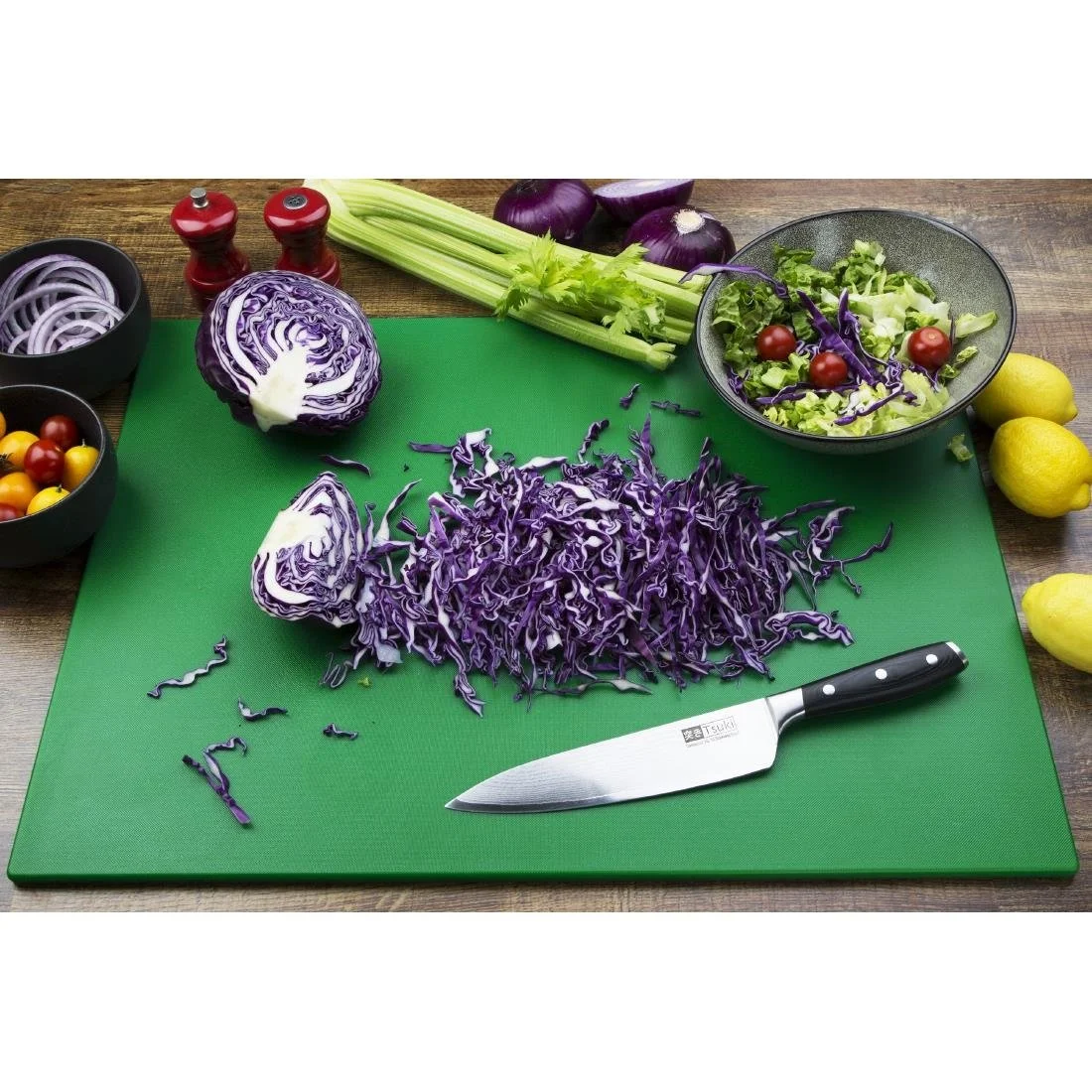 Hygiplas Low Density Green Chopping Board - Image 4