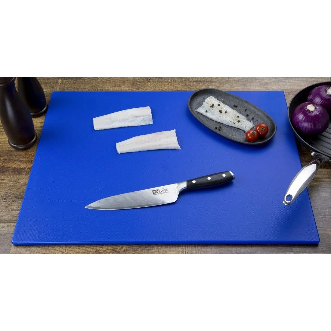 Hygiplas Low Density 6-Piece Chopping Board Set 600x450x10mm - Image 4