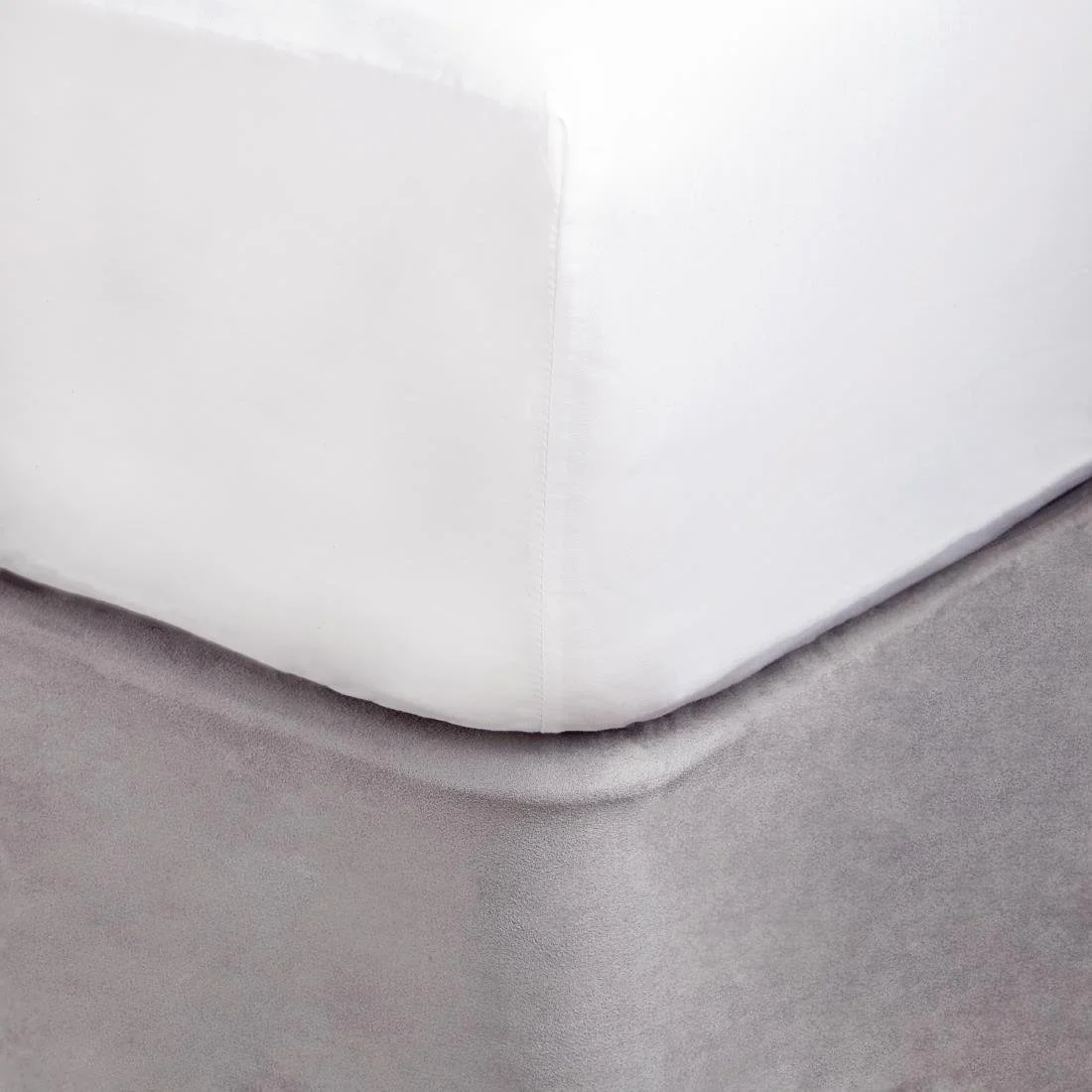 Mitre Essentials Divan Bed Base Wrap Grey - Image 1