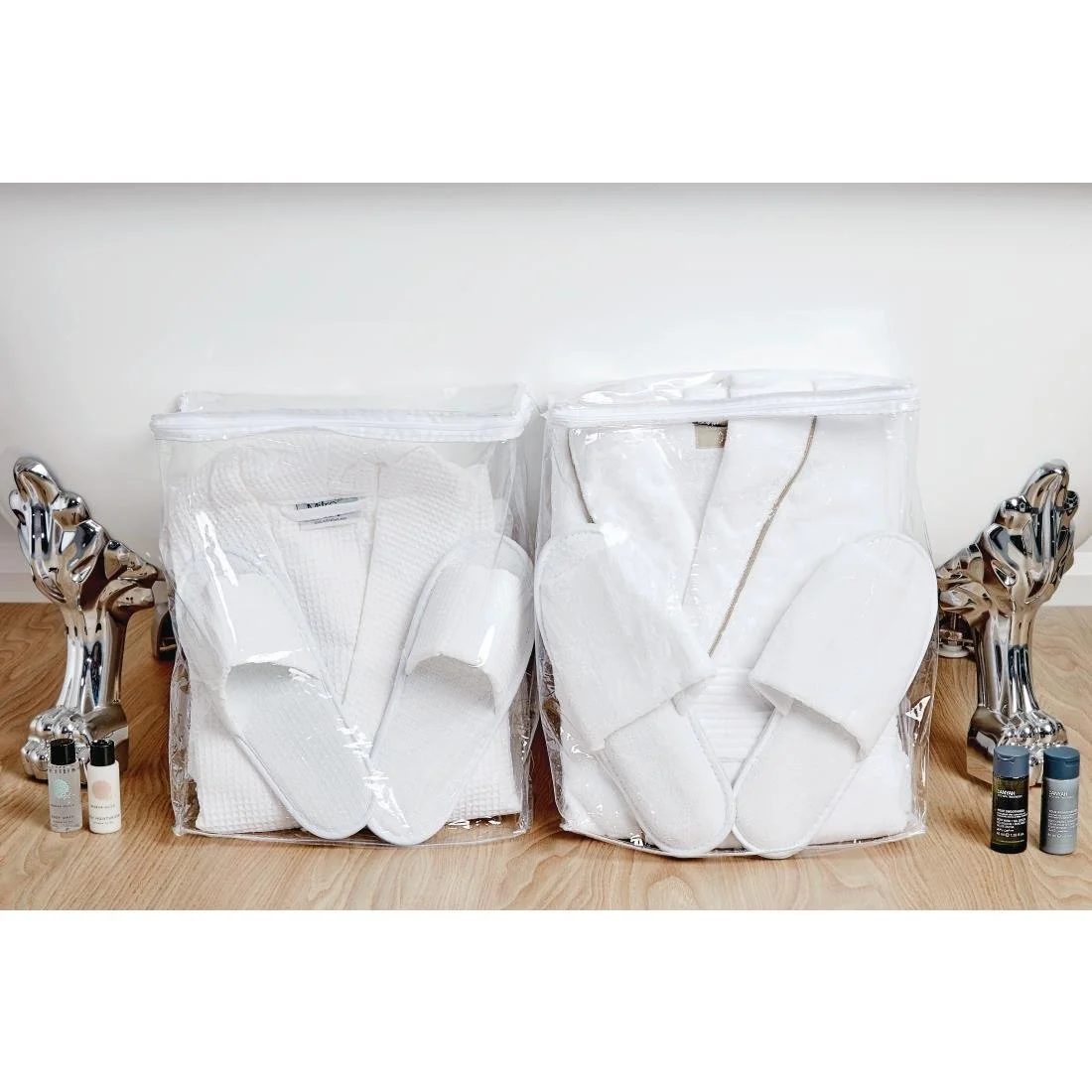 Mitre Heritage Ambassador Bathrobe and Slipper Set with Storage Bag - Image 2