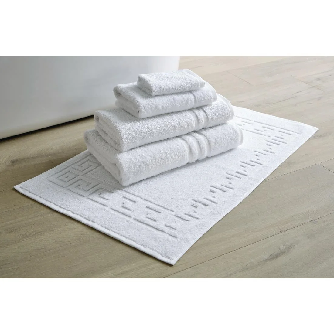 Eco Towel White Face Cloth 30x30cm (10 Pack) - Image 5