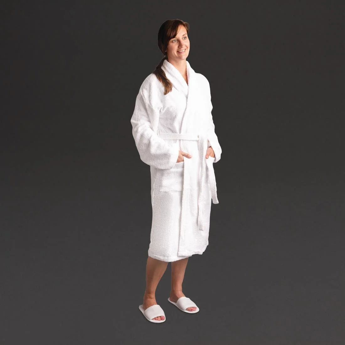 Eco Robe, Bathrobes White - Large - Image 2