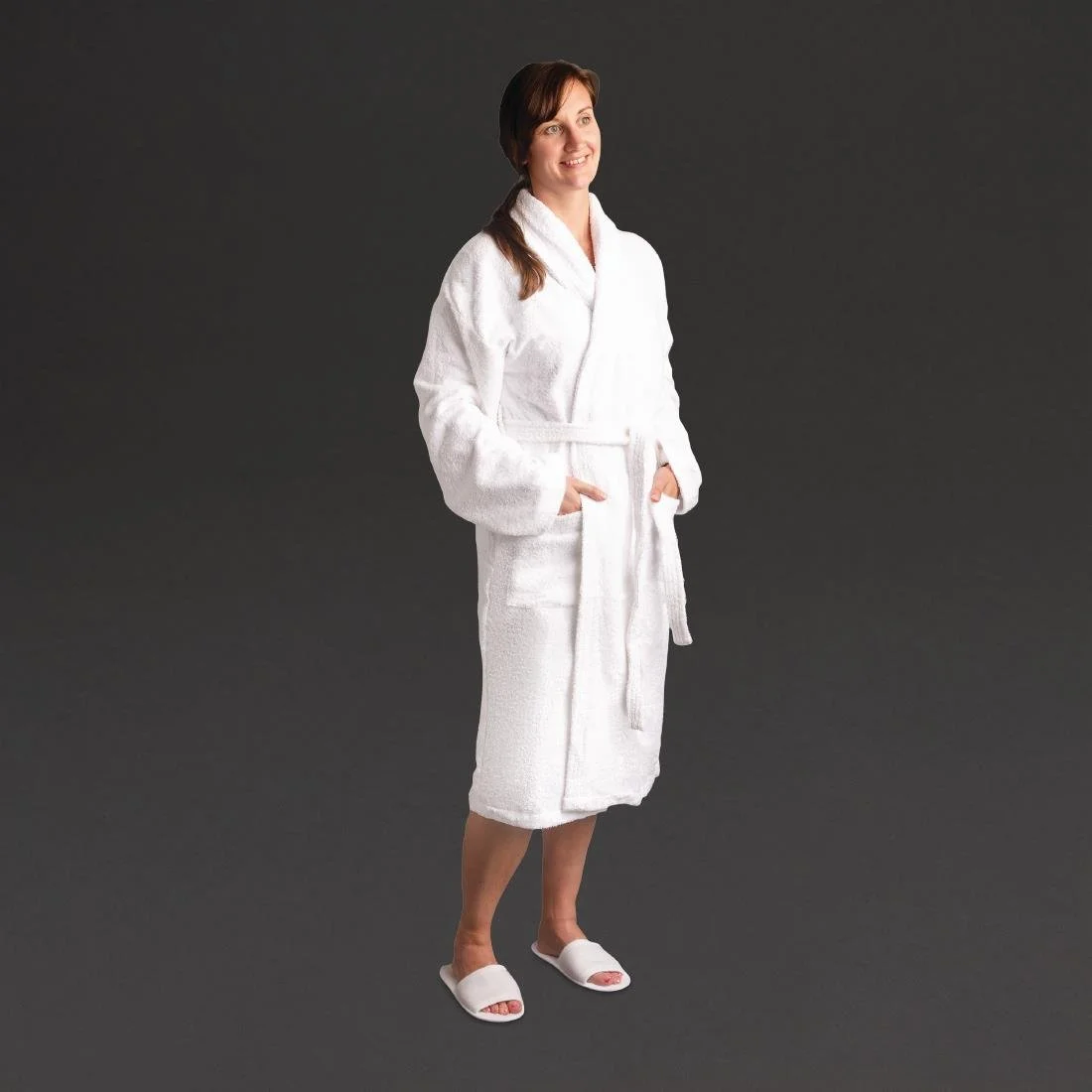 Eco Robe, Bathrobes White - Large - Image 2